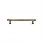 M Marcus Heritage Brass Contour Design Cabinet Pull with 16mm Rose 96mm Centre to Centre